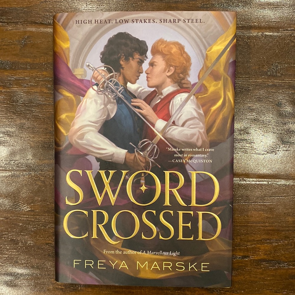 NWT Swordcrossed by Freya Marske LGBTQ+ Romantic Fantasy USA Today Bestseller